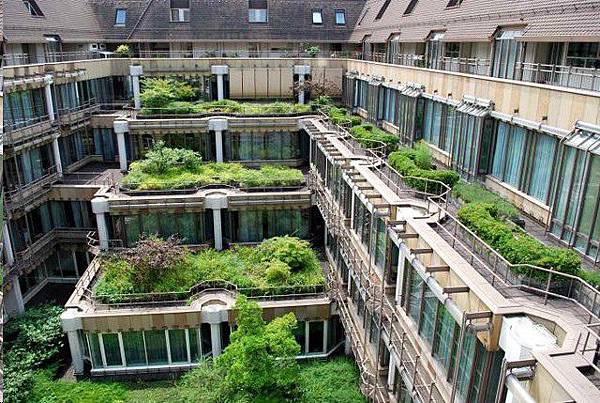 德國.斯圖加特綠建築.圖片來源/Google 德國,綠建築,greenhouse,greenroof,斯圖加特