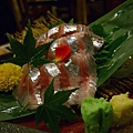 晚上回旭川去居酒屋吃飯  好吃的生魚片