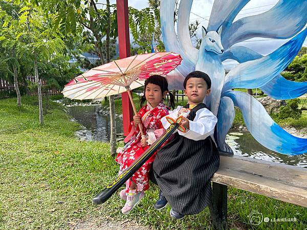 親子旅遊|花蓮吉安鄉|超好拍打卡景點日式庭院免費和服體驗還能