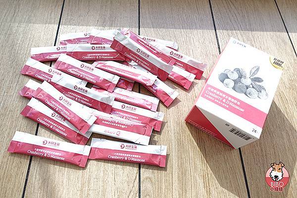 大研生醫-淨密樂蔓越莓甘露糖粉包-05-BIBO小妞妞.JPG