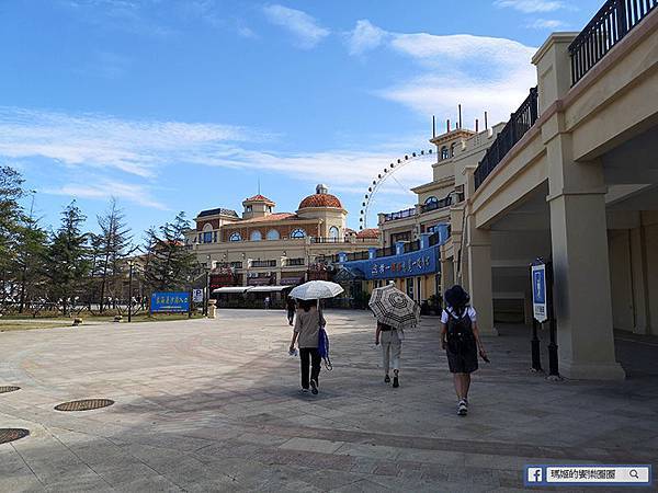 青島景點【港中旅海泉灣渡假區】青島outlet購物中心/第一次搭摩天輪