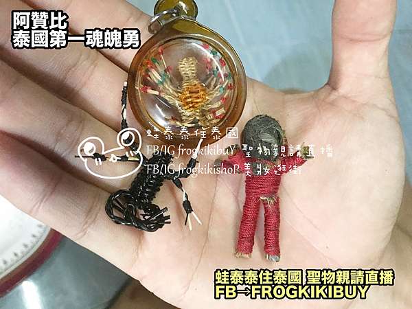 聖物 泰國第一阿贊比 Bee 會長大的護主魂魄勇入軍魂 蛙泰泰住泰國聖物親請直播加持阿贊萊
