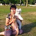 住家附近的惠文公園是雅雅米米的最愛