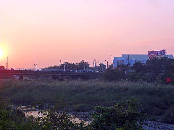 八掌溪夕照餘暉