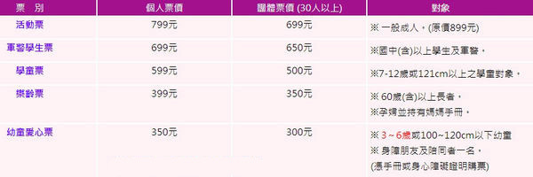 劍湖山世界主題樂園450元