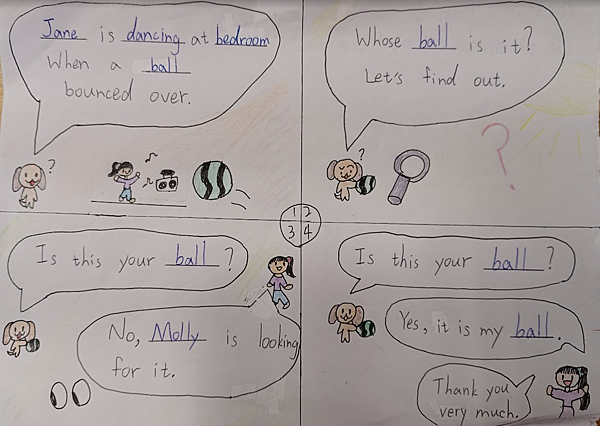 康軒WW6 ft 酷英讀本Whose button is t