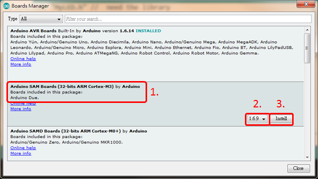 Board Package "Arduino Due"