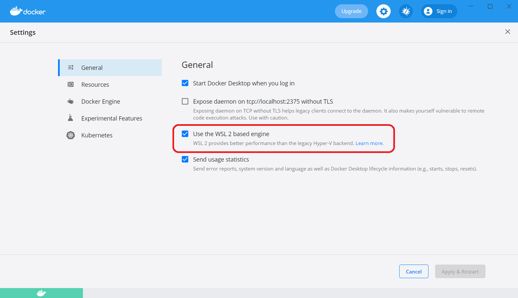 Enable WSL 2 backend.png