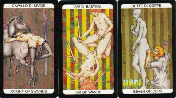 The Erotic Tarot of The Garden of Penises