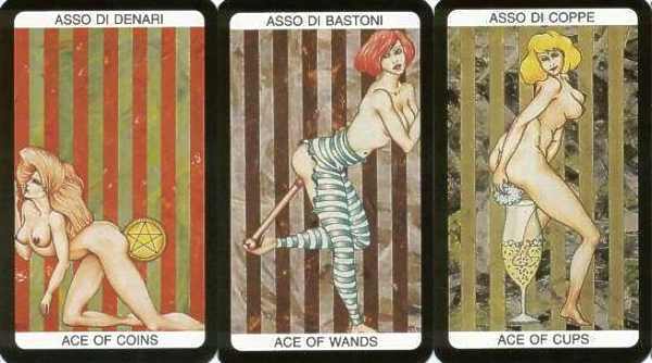 The Erotic Tarot of The Garden of Penises