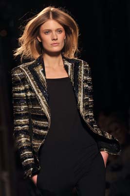 Balmain F/W 2011 - Constance Jablonski