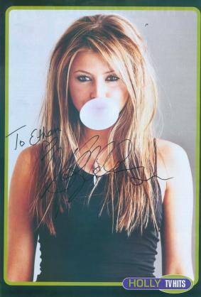 Holly Valance 簽名照 