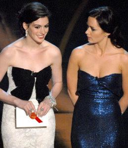 Anne Hathaway  and Emily Blunt