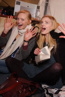 Gemma Ward and Lily Donaldson 