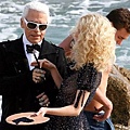 Chanel - Claudia Schiffer &amp; Karl Lagerfeld