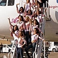 Victoria's Secret Models Arrive in Los Angeles 