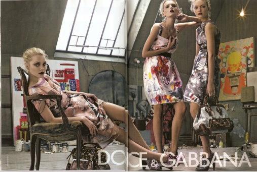 Dolce &amp; Gabbana  2008 s/s - Jessica Stam、Gemma Ward、Lily Donaldson