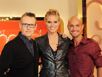 Rolf Scheider、Heidi Klum、Peyman Amin