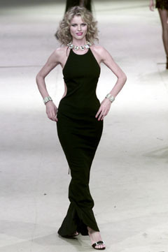 YSL 2002 Spring Couture - Eva Herzigova