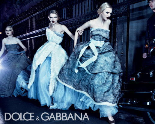 Dolce &amp; Gabbana 2008 F/W - Caroline Trentini, Jessica Stam, Lily Donaldson