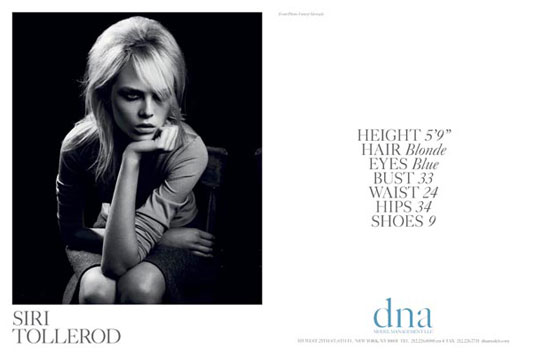 Show Packages-NY FW 11: DNA Models - Siri Tollerod 