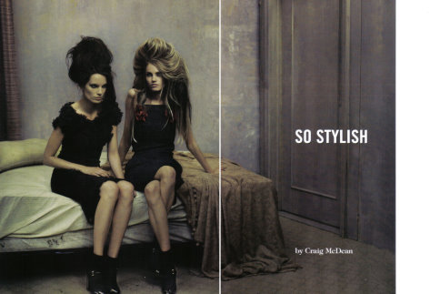 Vogue Italia 2008/9 - Iris Strubegger、Anna Maria Jagodzinska