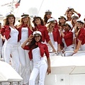 Victoria's Secret Models Arrive By Yacht In Miami Beach