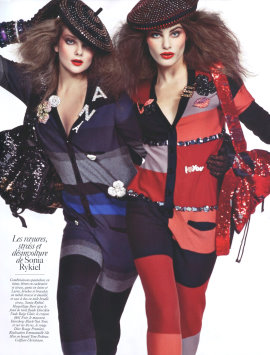 Vogue Paris August 2009 - Eniko Mihalik & Isabeli Fontana