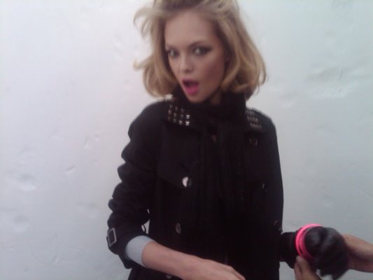 shooting a winter campaign/catalog for Blanco