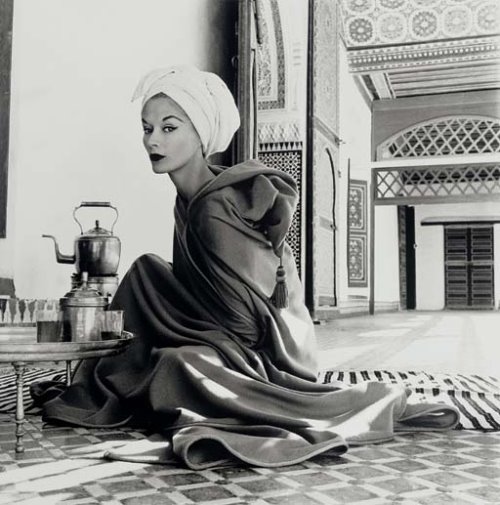 Woman in Moroccan Palace - Lisa Fonssagrives-Penn (1952)