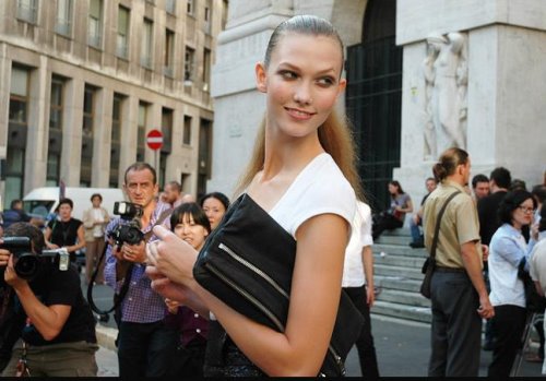 style.com:Tommy Ton - Karlie Kloss