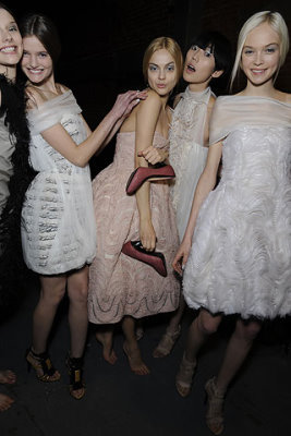 Jason Wu F/W 2010 - Katie,Viktoriya,Tao and Siri