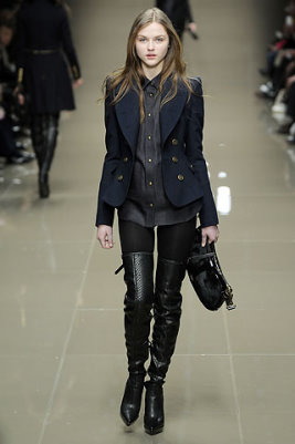 Burberry Prorsum F/W 2010 - Rasa Zukauskaite