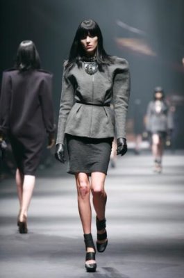 Lanvin F/W 2010 - Anja Rubik