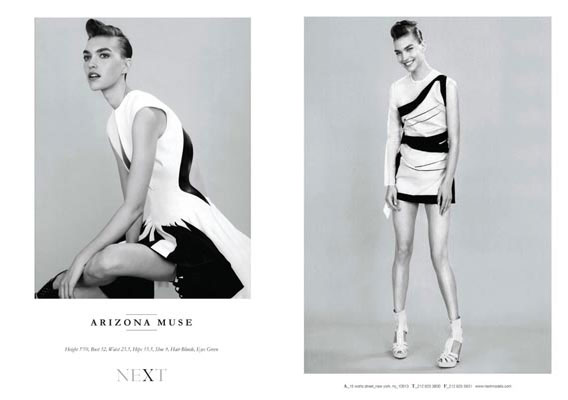 Show Packages-NY FW 11: Next Models - Arizona Muse