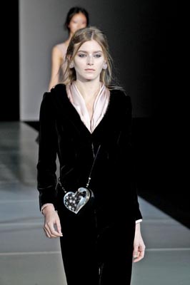 Giorgio Armani F/W 2011 - Kori Richardson