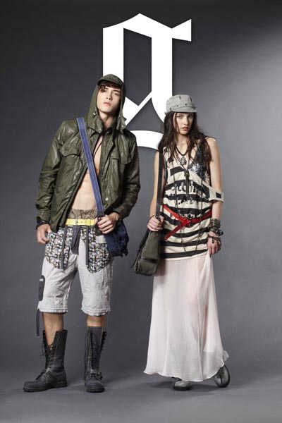 Galliano S/S 2011 Lookbook - Jacquelyn Jablonski & Francisco Lachowski 