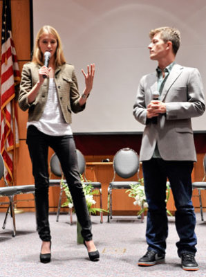 Sara Ziff & Ole Schell at Fordham's Fashion Law Institute