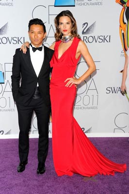 2011 CFDA Fashio Awards - Alessandra Ambrosio & Prabal Gurung 