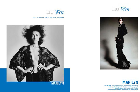 Show Packages-NY FW 11: Marilyn - Liu Wen