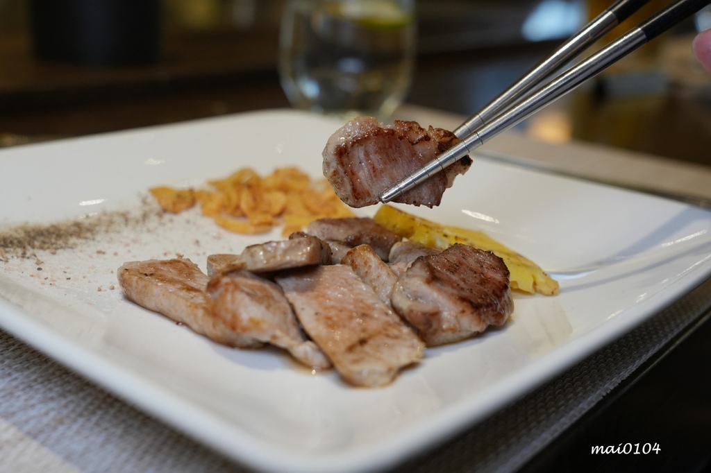 網路溫度計高CP值無菜單鐵板燒<明水然>松山慶城店｜台北南京