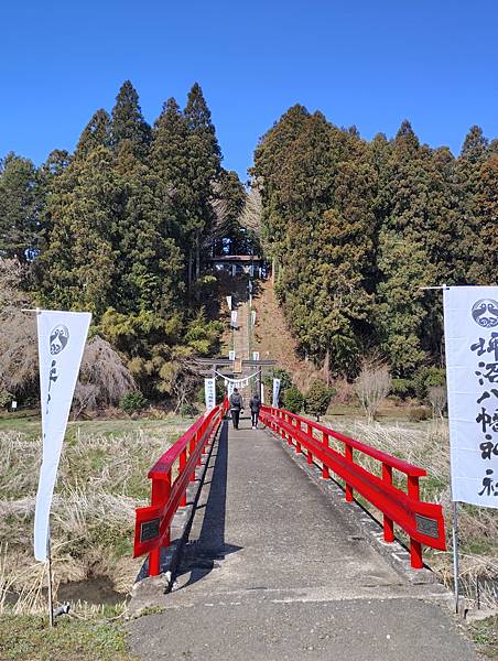 坪沼八幡神社-養著御神亥與御神蛇，並有著神社吉祥物朱印的神社