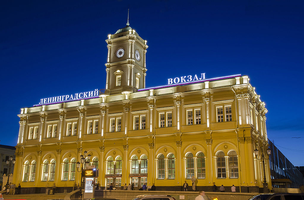 Leningradsky railway station列寧格勒站Ленинградский вокзал