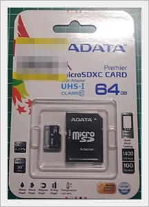 64G ADATA microSDXC UHS-I CLASS10