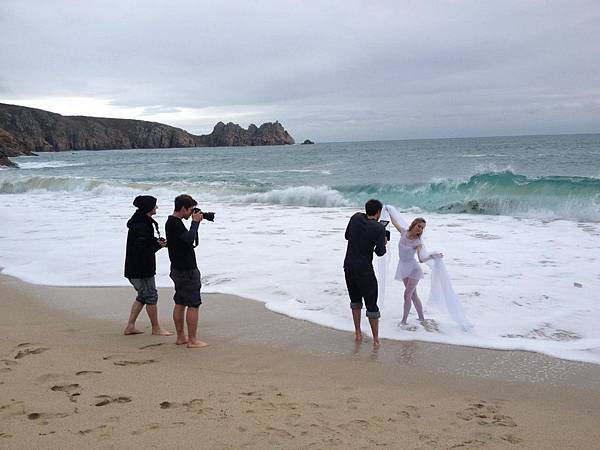 Maksim did the video shoot for his new single The Godfather at Lands End in Cornwell, England.-12