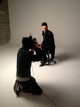 Maksim doing the photoshoot for the largest man's fashion magazine Arena Homme in Seoul, South Korea-01