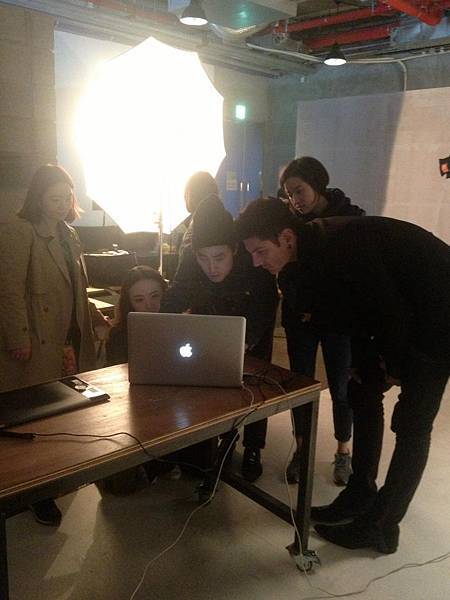 Maksim doing the photoshoot for the largest man's fashion magazine Arena Homme in Seoul, South Korea-03