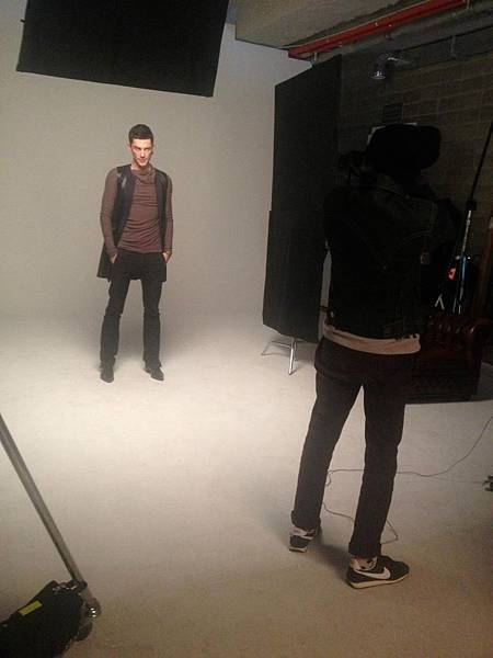 Maksim doing the photoshoot for the largest man's fashion magazine Arena Homme in Seoul, South Korea-04