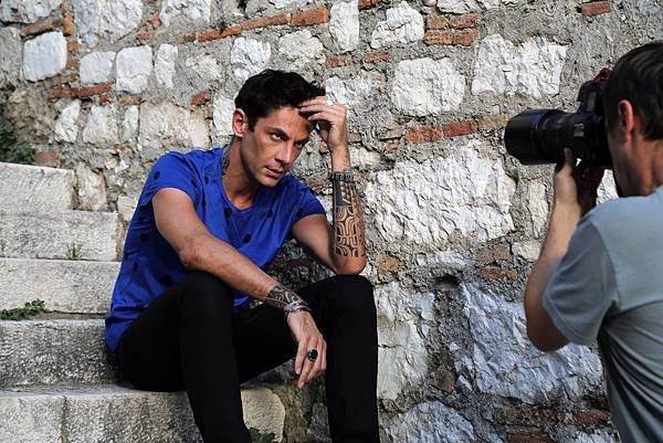 Maksim doing interview and the photoshoot for Story magazine Sibenik, Croatia-04