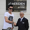 Croatian Pianist Maksim Mrvica and Mr. David Katemopoulos, General Manager of Le Meridien Xiamen.jpg